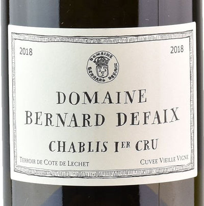 2018 Bernard Defaix Chablis 1er Cru 'Côte de Léchet - Cuvée Reserve'